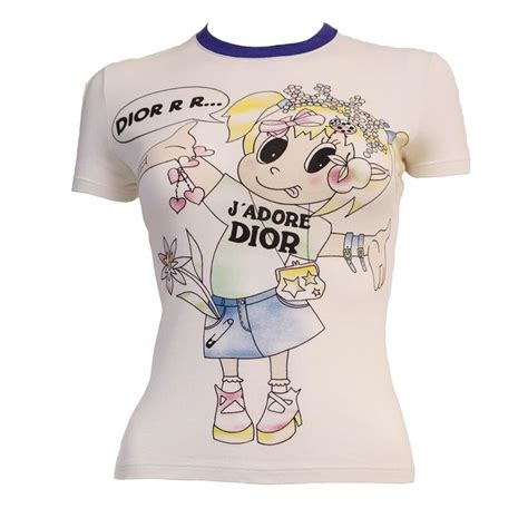 cream dior shirt|dior shirt cartoon.